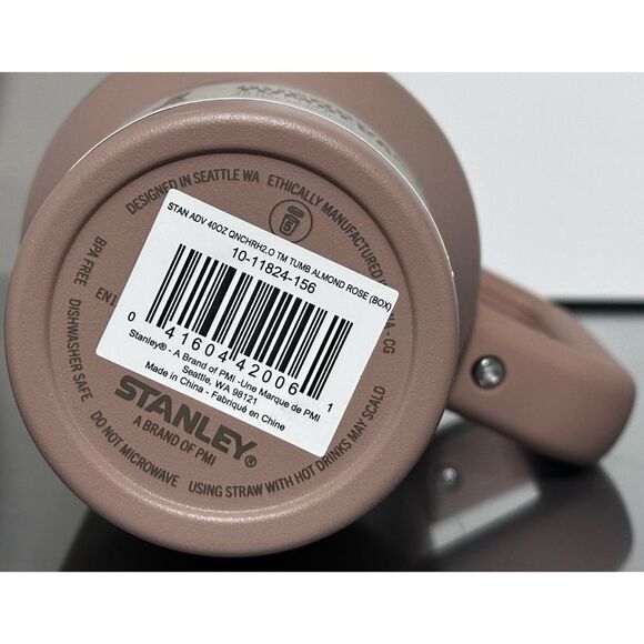 Stanley Quencher H2.0‎ FlowState Tumbler 40oz, ALMOND ROSE - Picture 6 of 6